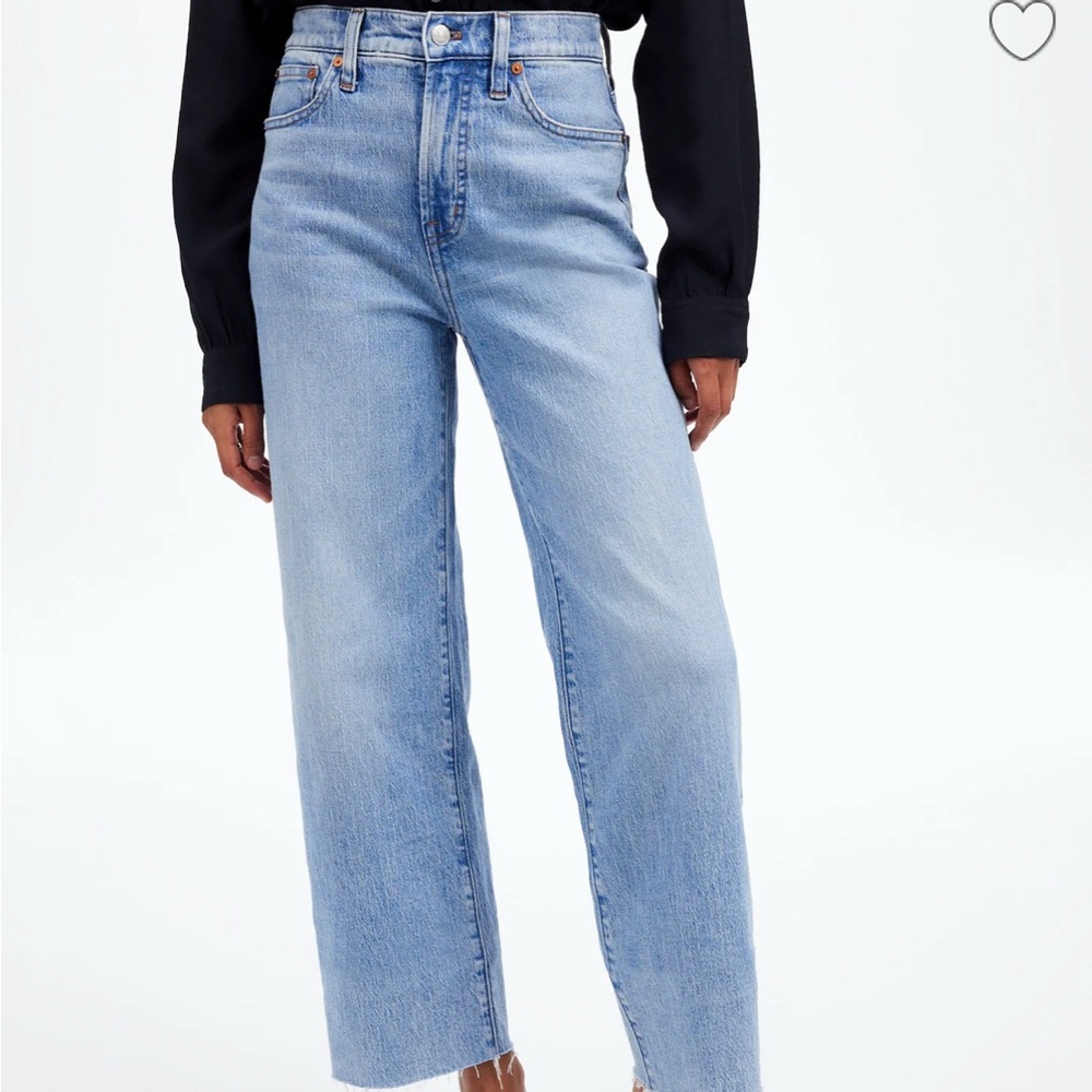 NWT Madewell Perfect Vintage Crop Wide Leg Jeans size 28